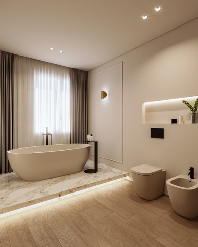 Bagno in stile moderno di 13 di doppiozero interior