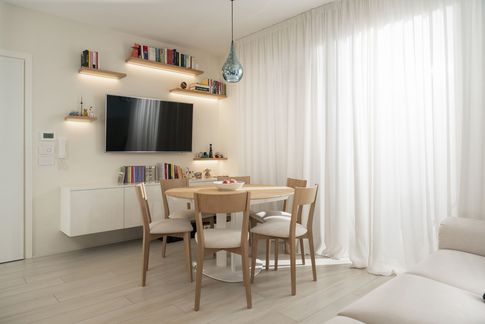 Open Space in stile contemporaneo di 19 di Patrizia Drudi Architetto