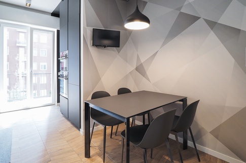 Cucina in stile contemporaneo di 10 di Desearq studio - architettura e interior design