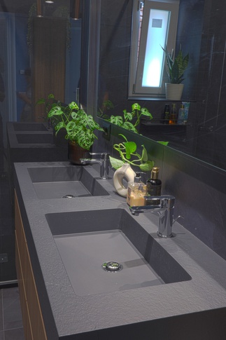 Bagno in stile moderno di 6 di LD Arch & Design