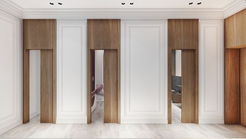 Corridoio in stile contemporaneo di 10 di Salvatore Sito Interior Designer