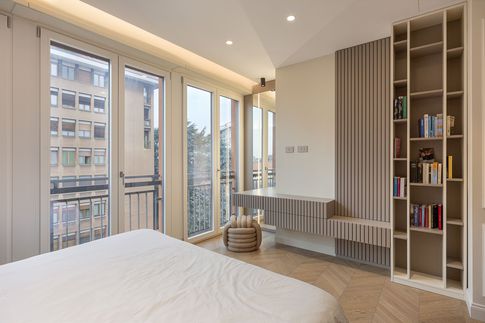 Camera da Letto in stile moderno di 15 di Studio Zanobini