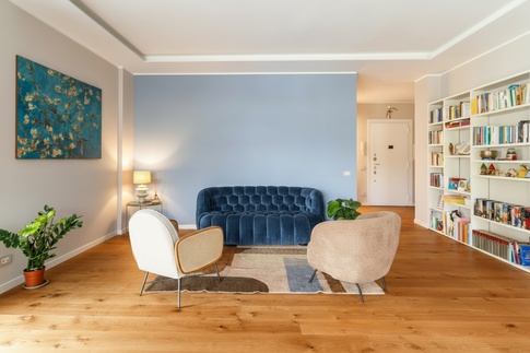 Soggiorno in stile contemporaneo di 32 di Valentina Varricchio Architetto Soggiorno in stile contemporaneo di 32 di Valentina Varricchio Architetto