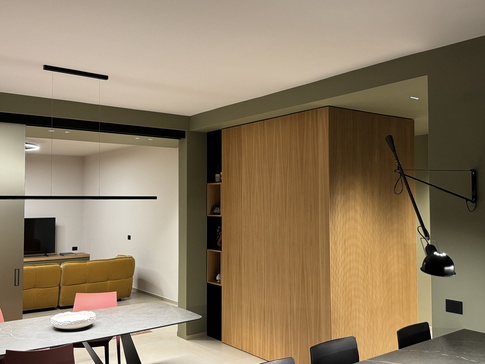 Cucina in stile contemporaneo di 34 di Giuseppe Palermo architetto (Soqquadro architetti)