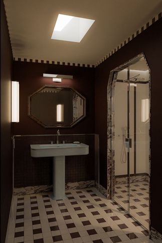 Open Space in stile eclettico di 70 di Alise Dupont