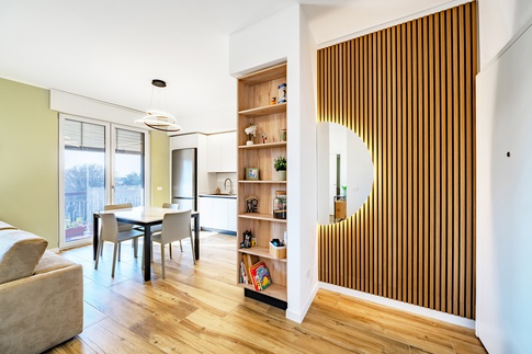 Open Space in stile moderno di 35 di Gianluca Chiocca Interior Design Studio