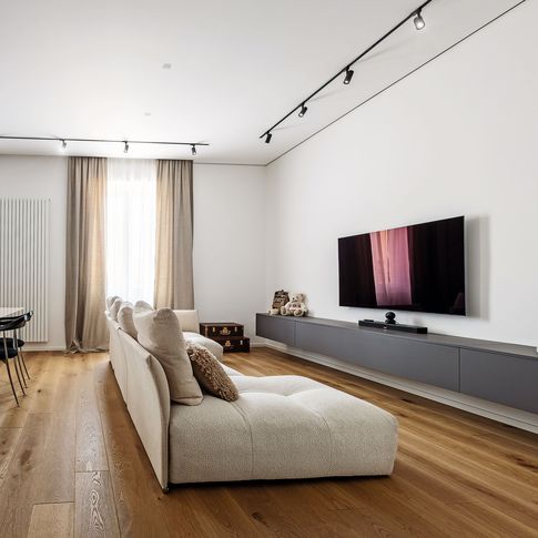 Open Space in stile contemporaneo di 43 di kkarchitecture