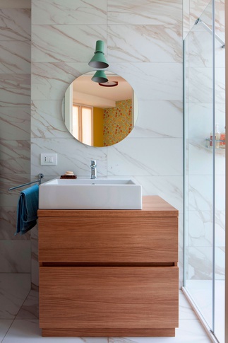 Camera da Letto in stile contemporaneo di 14 di Elena Russo Interiors