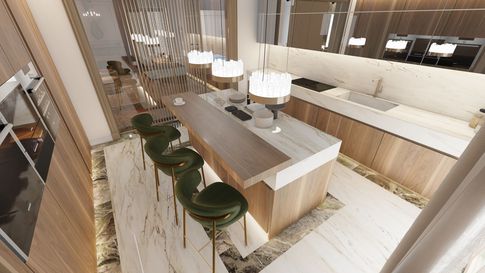 Open Space in stile contemporaneo di 20 di Salvatore Sito Interior Designer