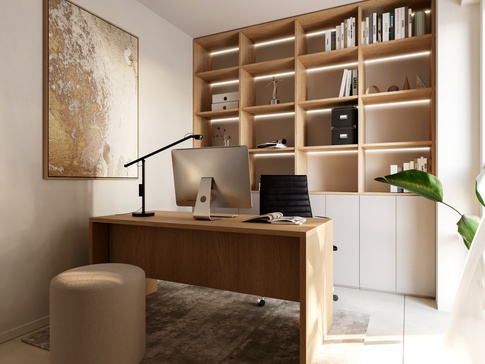 Studio in stile moderno di 9 di doppiozero interior Studio in stile moderno di 9 di doppiozero interior