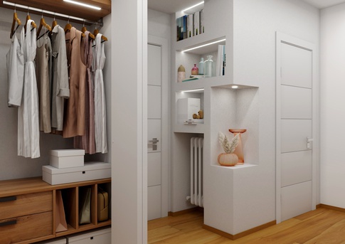 Cabina Armadio in stile contemporaneo di 9 di Studio MAC Cabina Armadio in stile contemporaneo di 9 di Studio MAC