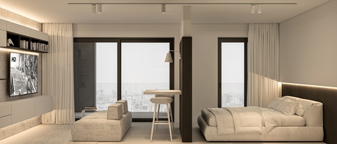 Open Space in stile contemporaneo di 27 di 1507 Interior studio Open Space in stile contemporaneo di 27 di 1507 Interior studio