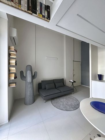 Soggiorno in stile minimal di 19 di Valeria Eva Rossi Architetta Soggiorno in stile minimal di 19 di Valeria Eva Rossi Architetta