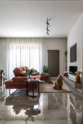 Open Space in stile contemporaneo di 30 di Marila Fasulo Architetto