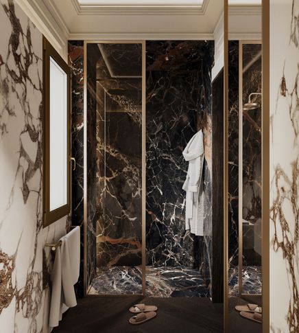 Bagno in stile classico di 10 di Salvatore Sito Interior Designer