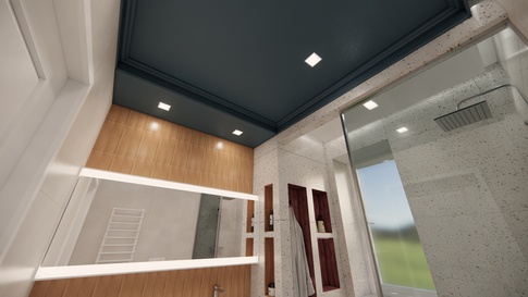 Bagno in stile contemporaneo di 8 di Studio Gaetano Riccardelli