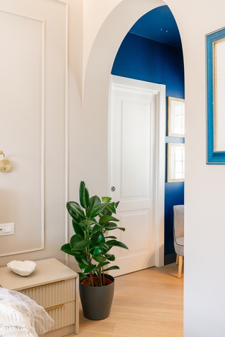 Camera da Letto in stile contemporaneo di 17 di Laura Mapelli Architetto