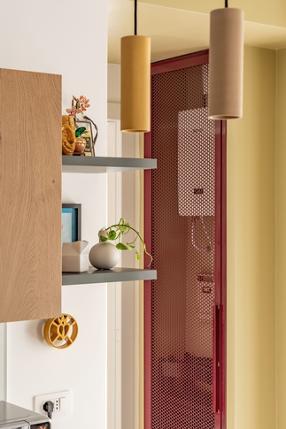 Open Space in stile contemporaneo di 35 di Caleidoscopio Architettura