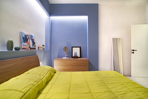 Camera da Letto in stile pop art di 17 di Annalisa Buscarini Ingegnere Edile Architetto
