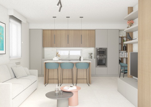 Open Space in stile contemporaneo di 34 di Arcangelo Primato