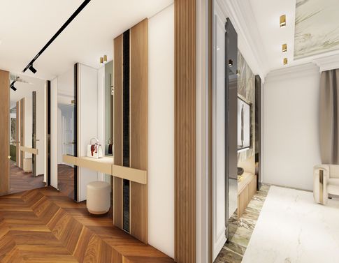 Open Space in stile contemporaneo di 20 di Salvatore Sito Interior Designer