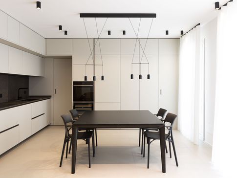 Open Space in stile contemporaneo di 40 di valeria ingrao architetto Open Space in stile contemporaneo di 40 di valeria ingrao architetto
