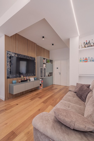 Open Space in stile contemporaneo di 33 di Arch.j Floriana Ferraioli