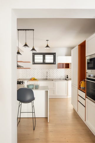 Cucina in stile industriale di 12 di Arch.j Floriana Ferraioli