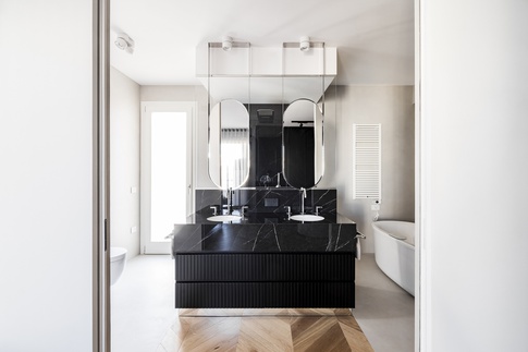 Bagno in stile contemporaneo di 11 di Tramas