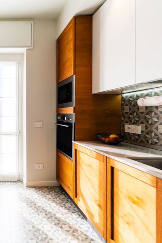 Cucina in stile eclettico di 14 di Davide Gratteri Architetto