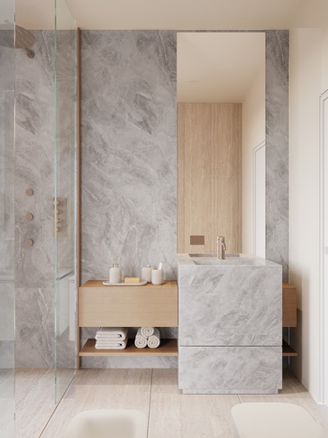 Camera da Letto in stile contemporaneo di 23 di EmmePi Architettura