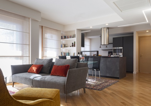 Open Space in stile moderno di 50 di zero6studio