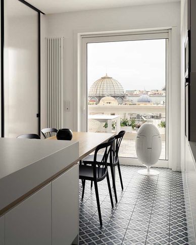 Soggiorno in stile contemporaneo di 40 di Officine Architetti Associati