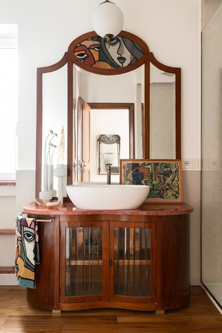 Bagno in stile mediterraneo di 8 di VALENTINA AUTIERO    architecture │ interiors │ design projects