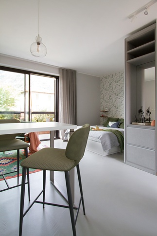 Open Space in stile vintage di 30 di Elena Russo Interiors