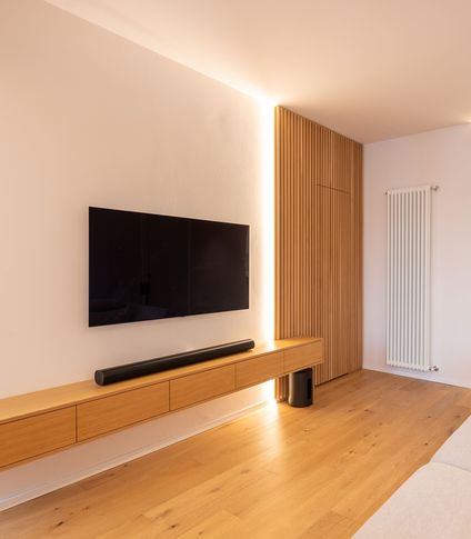 Soggiorno in stile contemporaneo di 33 di Frame Farm - Architecture & Design