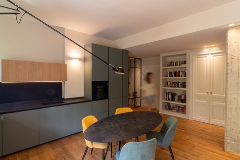 Open Space in stile contemporaneo di 27 di Gambino Flamini | architetti