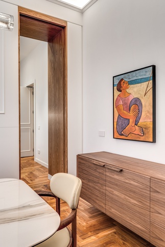 Sala da Pranzo in stile contemporaneo di 30 di MOB Architects