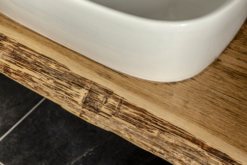 Bagno in stile contemporaneo di 6 di Zelda de Ruvo Architetto