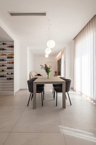 Sala da Pranzo in stile contemporaneo di 8 di MANUARINO architettura design comunicazione