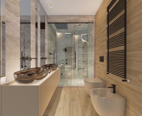 Bagno in stile classico di 10 di Salvatore Sito Interior Designer
