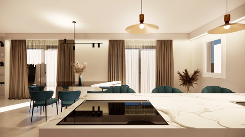 Open Space in stile moderno di 79 di JZ Home Emotions