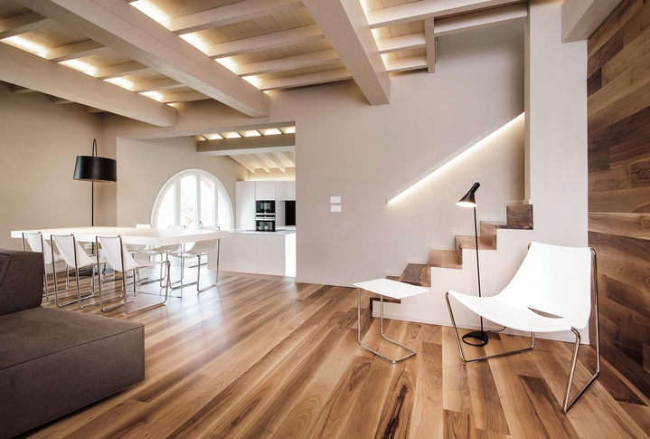 Open Space in stile minimal di 60 di Rachele Biancalani Studio