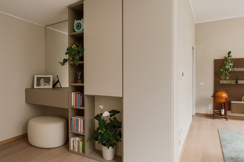 Ingresso in stile contemporaneo di 4 di L'Arco Rosa