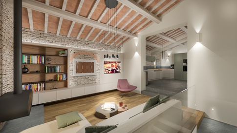 Soggiorno in stile moderno di 23 di MICHELE VOLPI STUDIO INTERIOR DESIGN