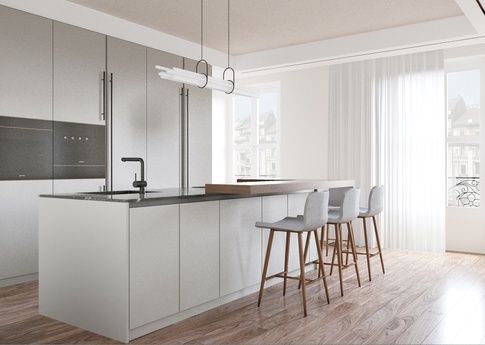 Cucina in stile contemporaneo di 21 di OZ Interiors Cucina in stile contemporaneo di 21 di OZ Interiors