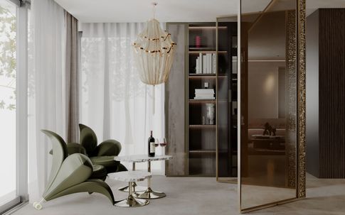 Open Space in stile contemporaneo di 70 di Salvatore Sito Interior Designer