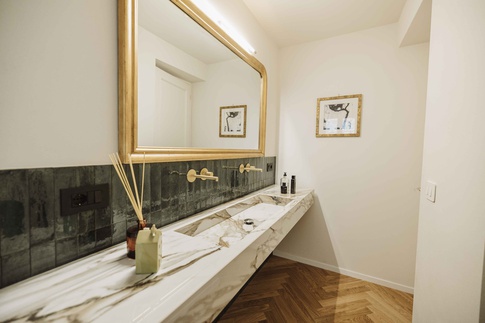 Bagno in stile boho chic di 5 di SMartSTUDIO