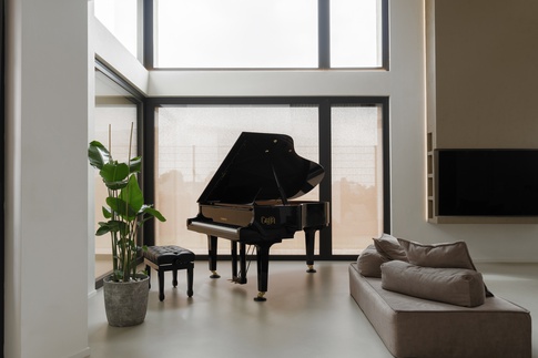 Open Space in stile soft industrial di 60 di Simona Fogalesi interior designer