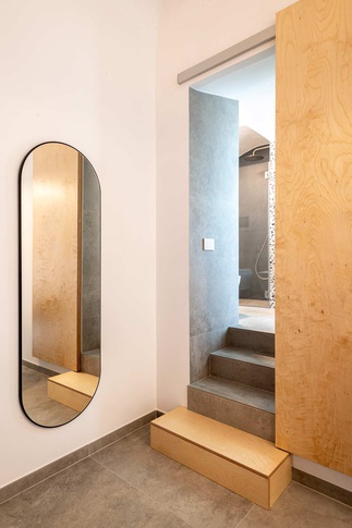 Bagno in stile contemporaneo di 1 di MANUARINO architettura design comunicazione